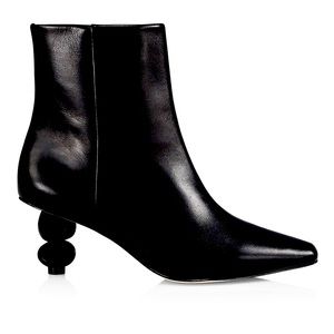 Cult Gaia
Daylee Leather Sculptural-Heel Ankle Booties SZ 35.5